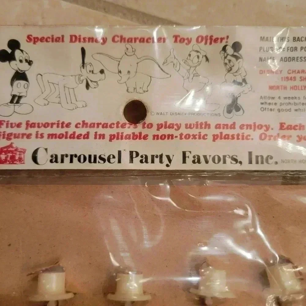Vintage Disney Party Pick Candleholders Birthday Cake Cupcake 20